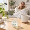 Christmas Stocking Stuffers Stress Cube Fidget Toy, Transparent Squeeze Toy with Glitter, Relaxation Hand Ball Sensory for Anxiety Relief &