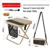 Tragbarer Outdoor-Klappstuhl Rucksack und Hocker für Camping und Angeln