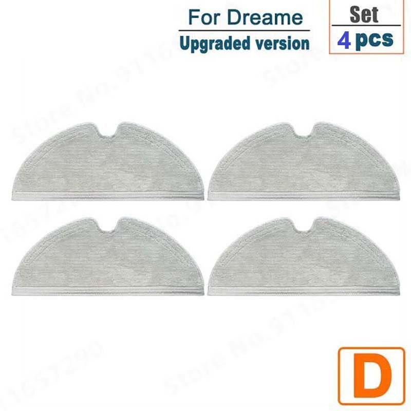 For Xiaomi Dreame D9 Bot L10 Pro Spare Parts Side Main Brush Filter Mop Cloth Robot Vacuum Cleaner Accessories Set For Home
