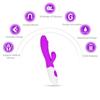 G Spot Dildo Rabbit Vibrator for Women Dual Vibration Silicone Waterproof Female Vagina Clitoris Anal Massager Sex Toys Shop