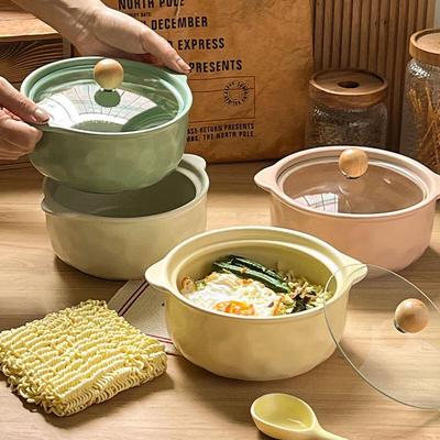 Zhinianhua Ceramic Instant Noodle Bowl Set