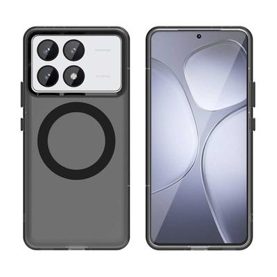 Candy Bumper Case For Poco M6 F6 X6 Pro 5G Xiaomi Poko Little C65 C75 4G Magnetic Wireless Charge for Magsafe Case