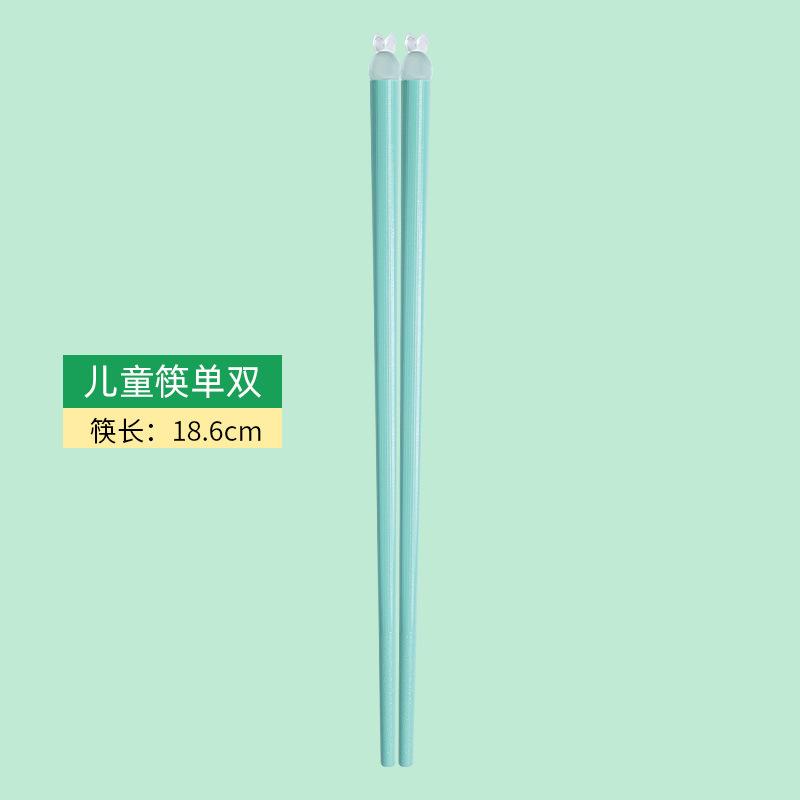 

Cute Cartoon Rabbit-head Chopsticks for 6~12 Children Lunch Bento Box Tableware High-temperature PET Kid s Special Chopsticks синій