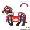 MOC Medieval Figure Mount Building Blocks Roman Wolf Warrior Infantry Lion Heart King Castle Knights Armored War Horse Brick Toy