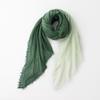 100% Cashmere Gradient Square Scarf - Elegant & Lightweight for Spring & Autumn