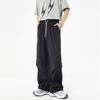 Spring and autumn new casual overalls straight wide-leg pants sports men's and women's versatile pants men's