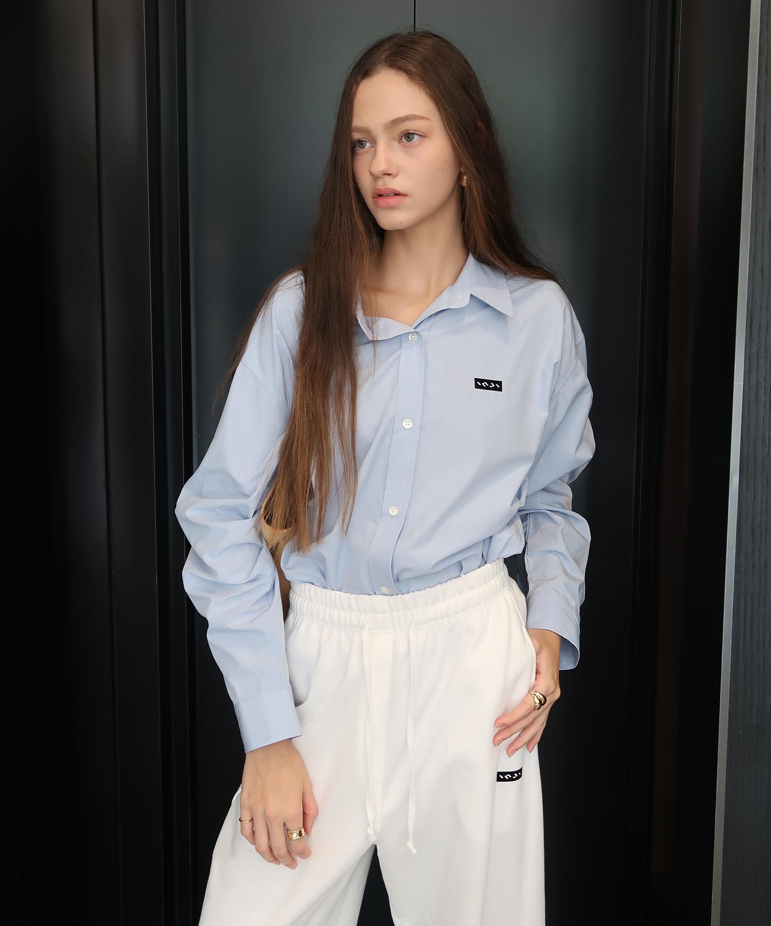 Ingi Active Small Logo Overfit Shirt Sky Blue One