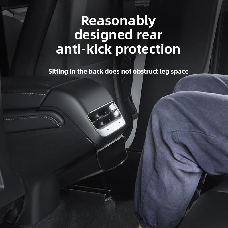Car Sticker For Tesla Model 3 Y Juniper Highland 2025+ Rear Storage Box Out of Trend Anti-kick Pad Guard Accessories Tools Car