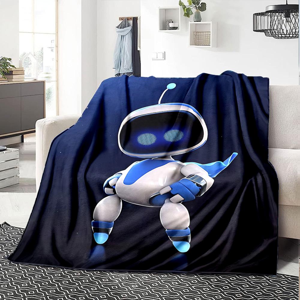 1pz Coperta in Flanella Astro Bot Adventure per Super Morbida Carina Comfort per Viaggio Biancheria da Letto Divano Divano Coperta Y7234