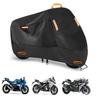 Motorcycle Cover 300D Thick Waterproof UV Protection Anti-Theft Storage Bag Included (XL)