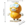 Plastic Material Skiing duck toy Yellow Duck Jumping Duck Toy Clockwork Duck Toy  Desktop Companion
