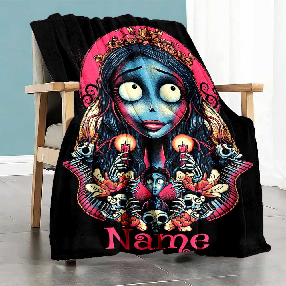 Warner (4) Customize Your Name Blanket Cozy Customizable Blanket Comfortable Suitable for Sofa Office Chair Home Decor Couch Ideal for All Seasons