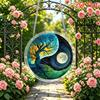 1 Set/83pcs 18.8Cm Acrylic Jigsaw Yin And Yang Life Tree Theme Sunshine Catcher Puzzle, Home Garden Decor, Suitable for Christmas, Thanksgiving, Anniv