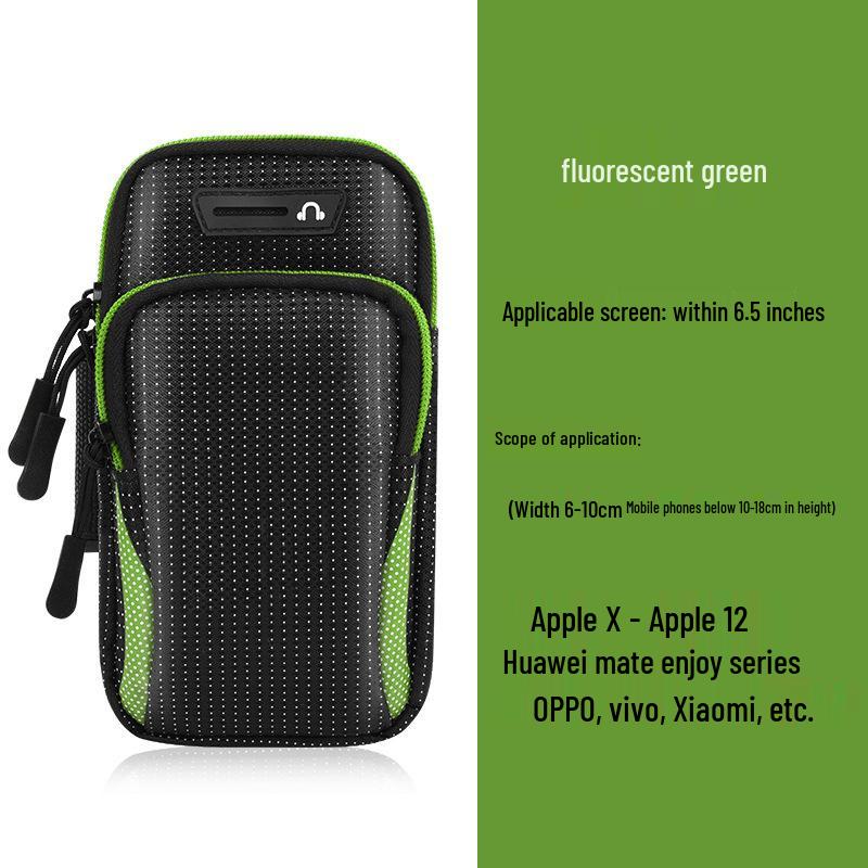 Men's and Women's Waterproof Running & Hiking Phone Armband: Large Capacity, Arm & Wrist Bag