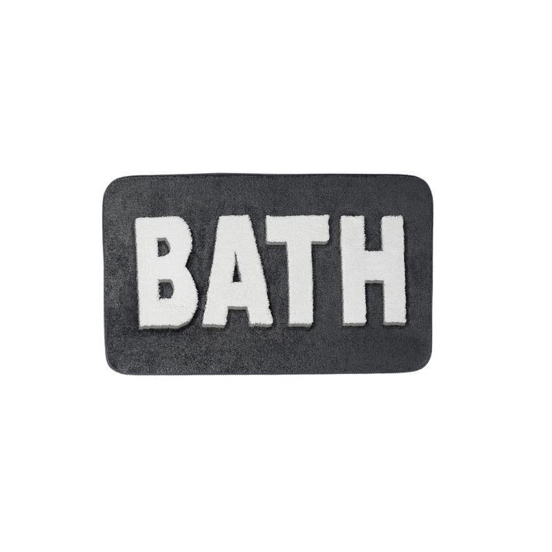 

Килимок для ванної кімнати Килимки для ванної кімнати для нековзного килимка, товсті м’які волохаті килимки для ванної кімнати Deocr, абсорбуючий килимок для ванної кімнати, килим, який можна прати в машині 400MMx600MM сірий