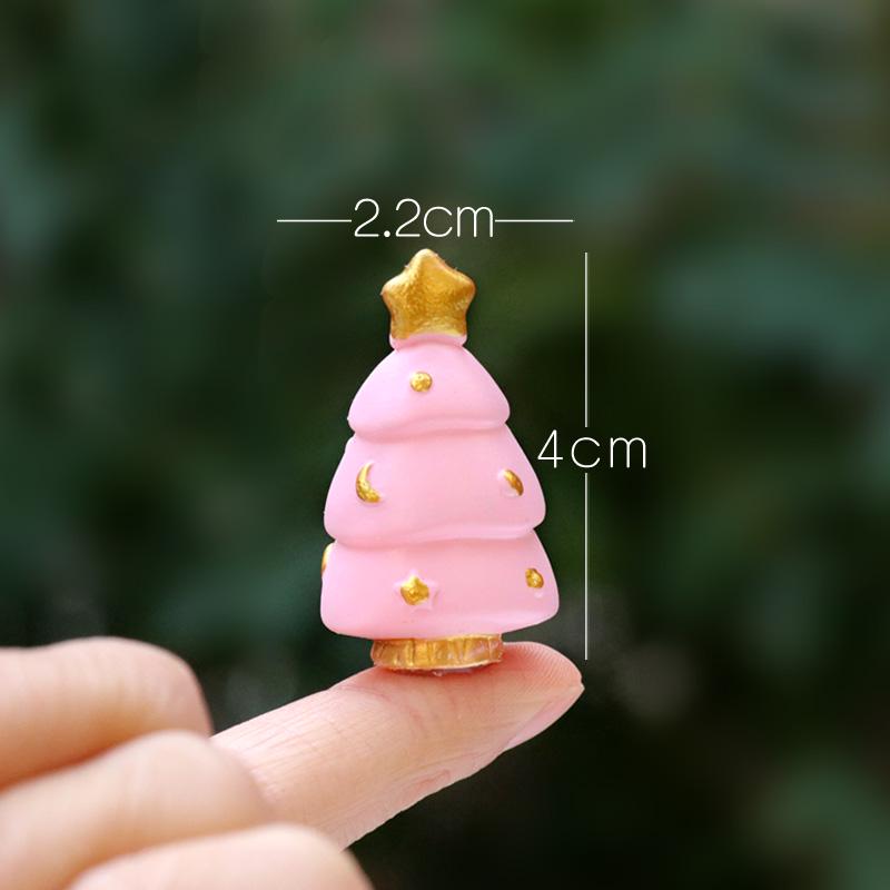 Handmade Mini Christmas Tree DIY Landscape Ornaments for Desktop