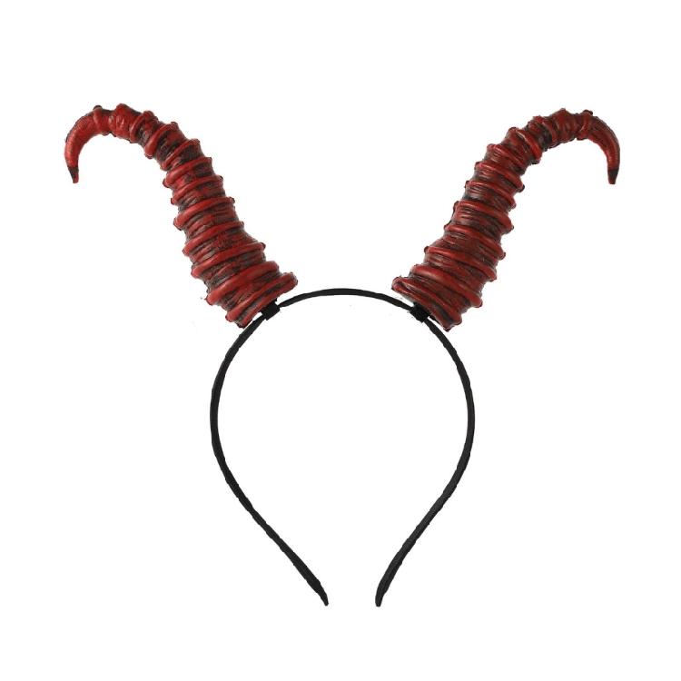 Unisex Plastic Devil Horn Headwear Practical Party Accessory Halloween Headbands Suitable For Costume Parties Daily Fun