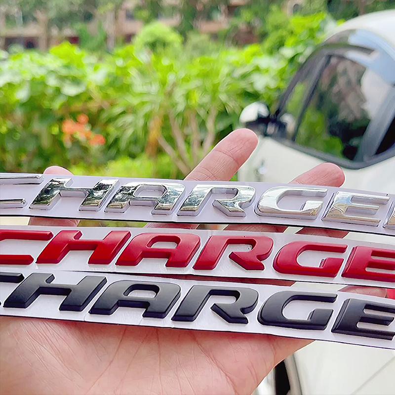 3D Metal Charger Badge Emblem Car Stickers Fender Decals Car Styling For Dodge Charger Dart Caliber Journey Auto Accessories LL1