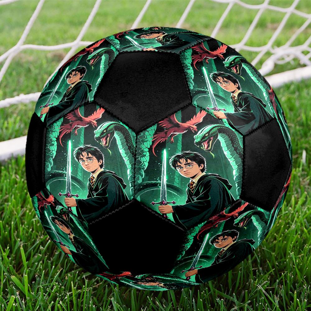 Harry Potter Theme Size 5 Soccer Ball, Suitable for Both Indoor and Outdoor Matches, a Gift Suitable for Everyone.