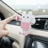 Rabbit Style Car Phone Holder - Cartoon Kawaii Cute Auto Air Vent Phone Mount