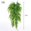 Fake Hanging Plant Artificial Hanging Plant For Indoor Outdoor, 30.7" Artificial Round Leaved Rattan Greenery Plants Home Wall Decoration Supplies