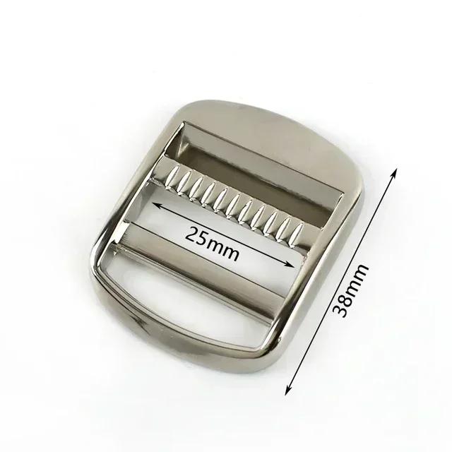 2/4/10Pcs Meetee 19/25/32/38mm Metal Adjustable Buckle Bag Straps Tri-Glide Clasp Webbing Connect Slider Buckles DIY Accessories