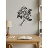 Romantic Rose Metal Wall Decor - Elegant Iron Art Craft for Valentine's Day Gift Home Ornament