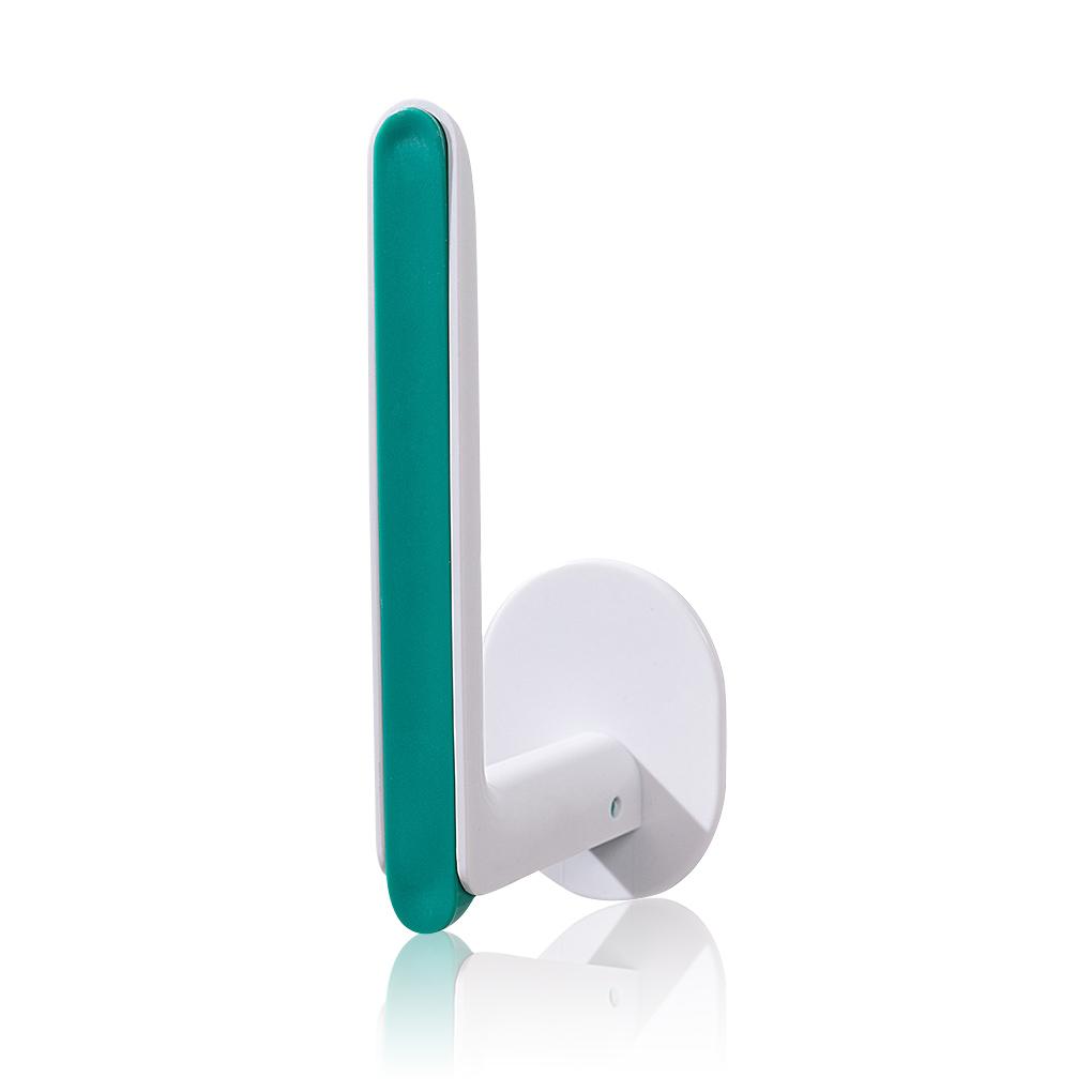 Storage Hanger L Shape Plastic Wall Mounted Towel Hanger L Holder Self-adhesive Waterproof Paper Roll Organizer