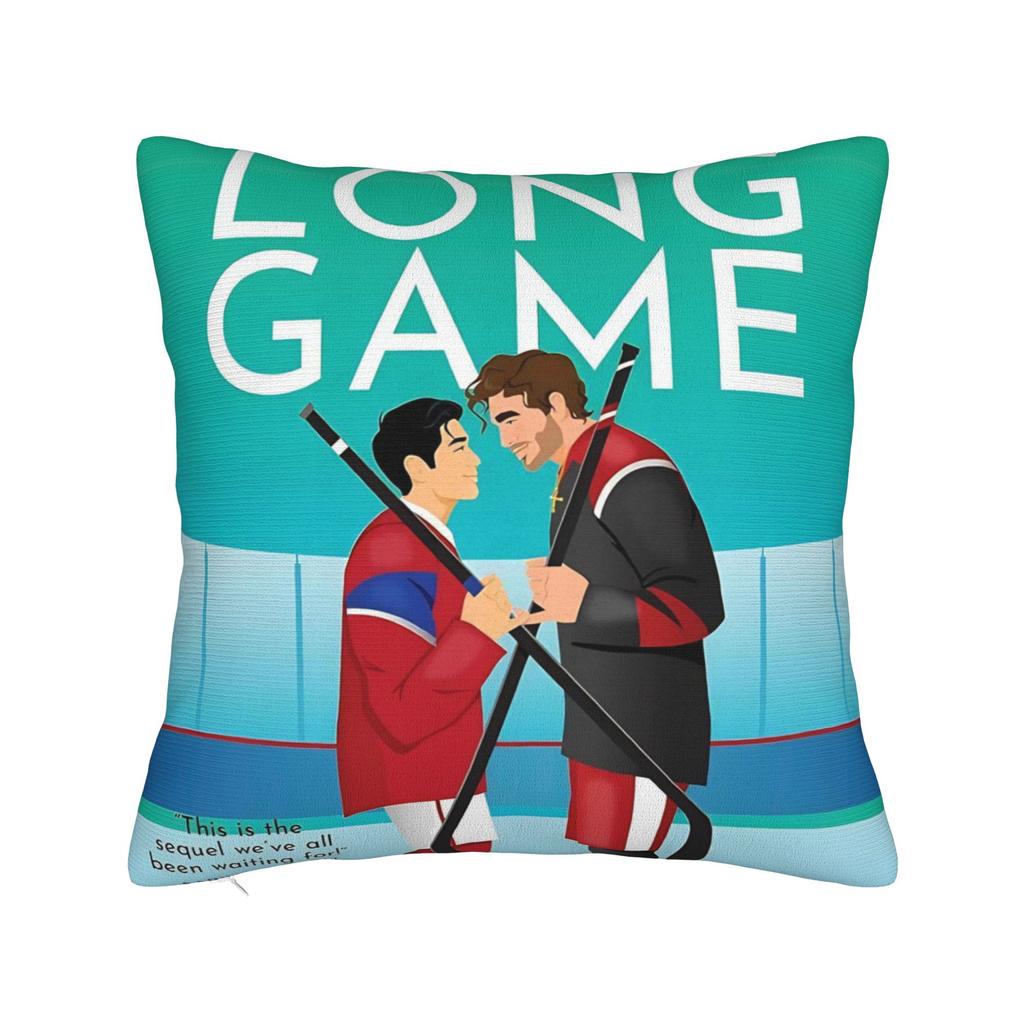 Shane Hollander & Ilya Rozanov Pillowcase Cushion Cover Decorative Heated Rivalry Throw Pillow Case Cover Home Zippered 40*40cm