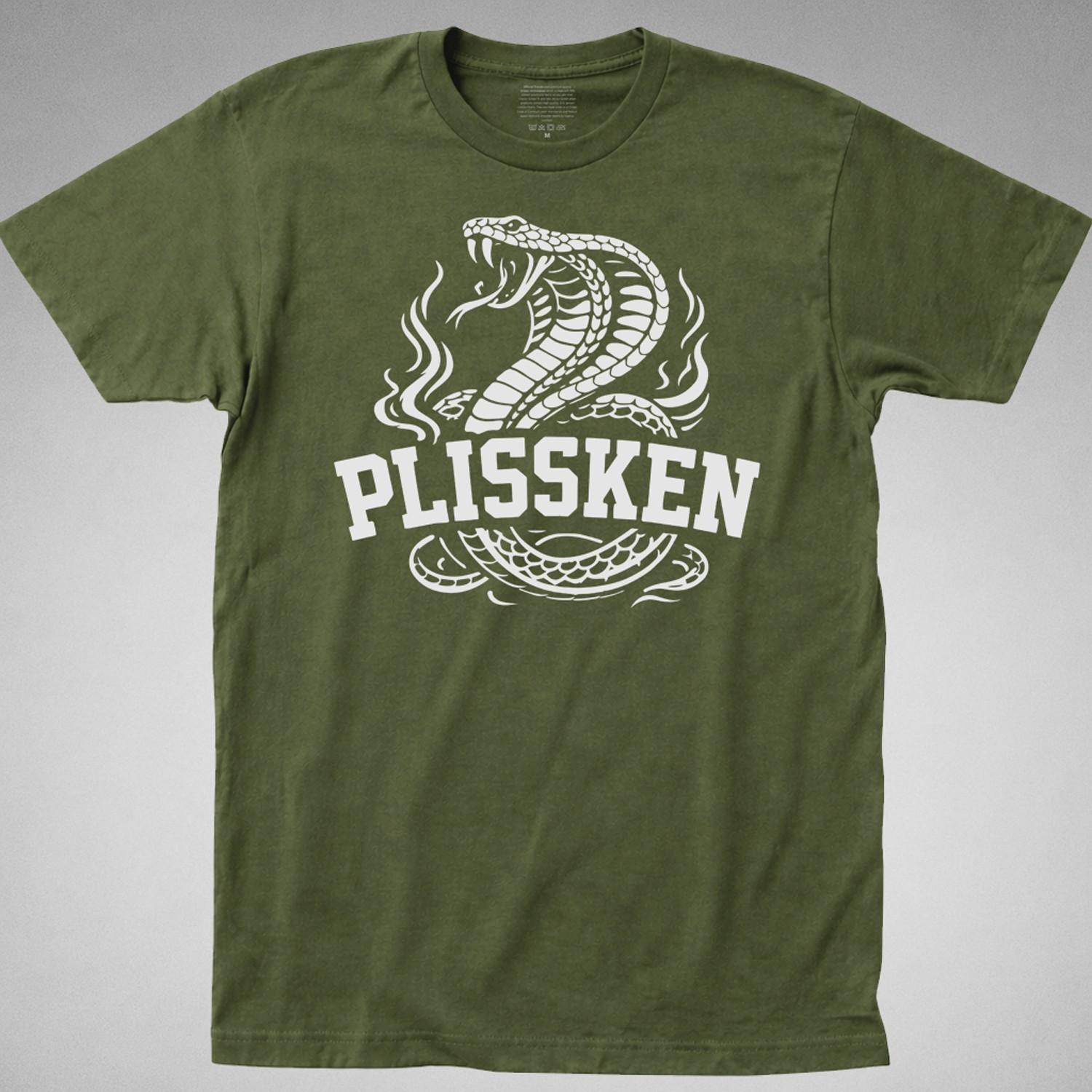 PLISSKEN Snake T-Shirt escape from new york la russel 80s movie 1981 dystopian L