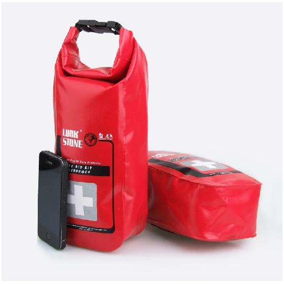 Luckstone Camping Hiking PVC First Aid Kit Dry Bag Waterproof Bag Drift Bag Traveling Rafting Bag Waterproof Camera Case 2L