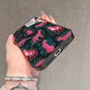 Pink Leopard Print Tempered Glass Phone Case For iPhone 16 15 14 13 12 11 17 Pro Max 17 Air 16E 7 Plus XR XS X Shockproof Cover