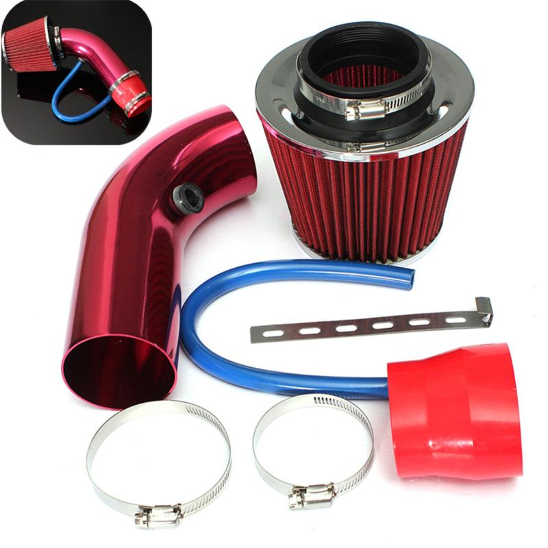 64-76mm/3'' Universal Auto Kaltluftansaugfilter Induktionsrohr Power Flow Schlauchsystem Luftansaugfilter