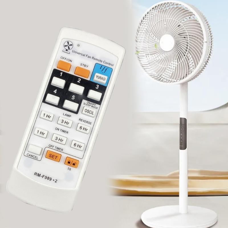Electric Fan Remote Control for RM-F989+2 Universal Ceiling Fan Directly Replacement Remote Controller Accessories