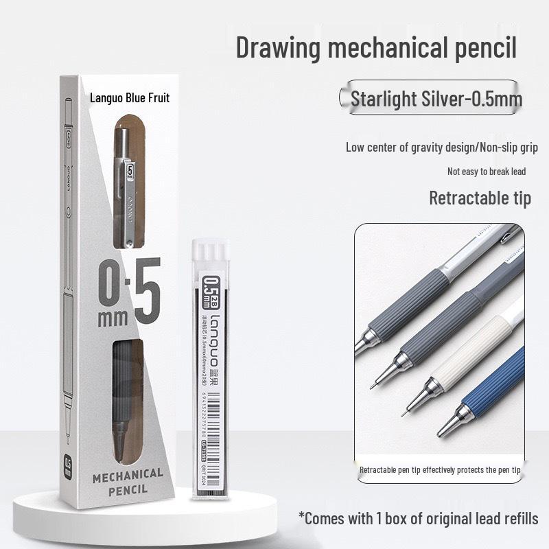 Blue Fruit Professional Drafting Mechanical Pencil, 0.3/0.5/0.7mm, 2B HB for Sketching & Students