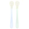 Green Sprouts, Silicone and Sprout Shield®, First Spoon, 6+ Months, Light Eaight, 2-Pack