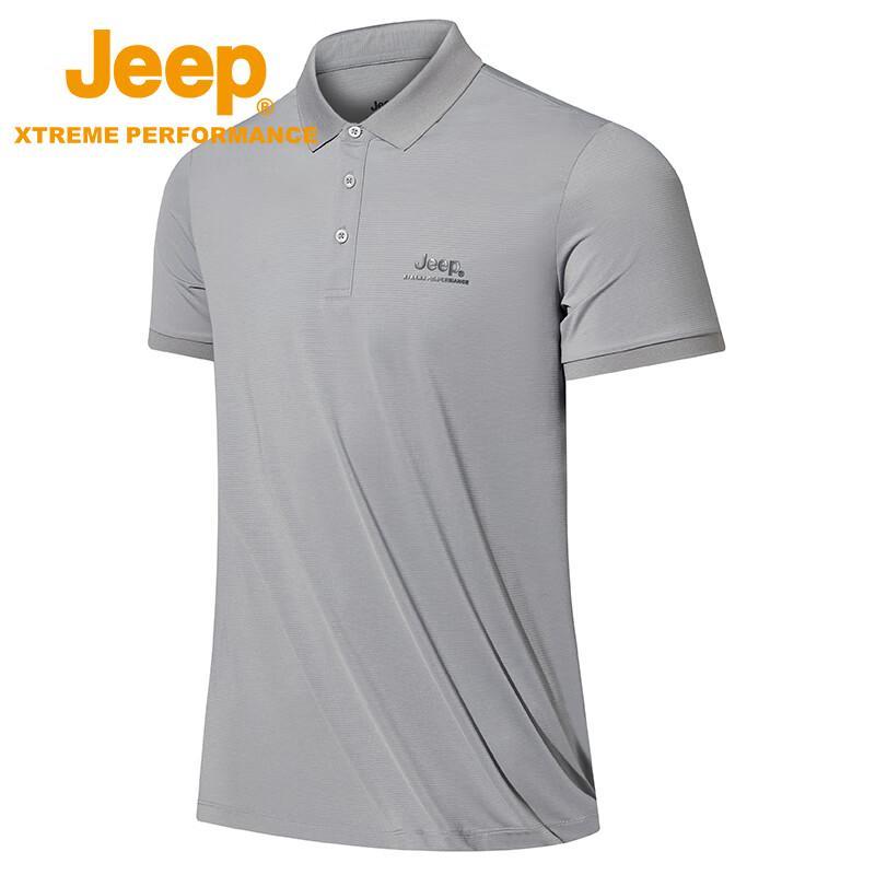JEEP Men s Short Sleeve Outdoor Casual Polo Shirt M