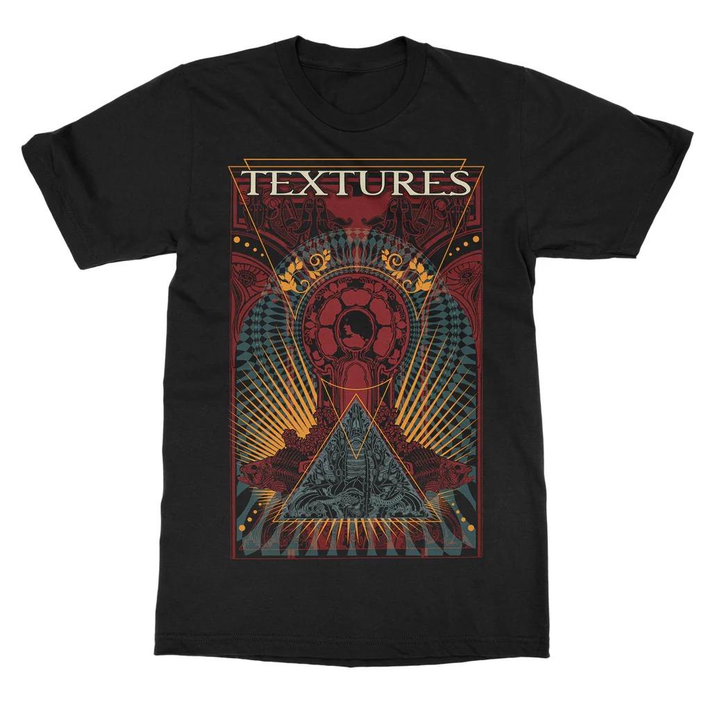 Textures Sunlight Men s T-Shirt Fashion Short Sleeve Cotton Tee Vintage Metal Band Y2k Tops Trend Brand T-shirt Summer Men Shirt S