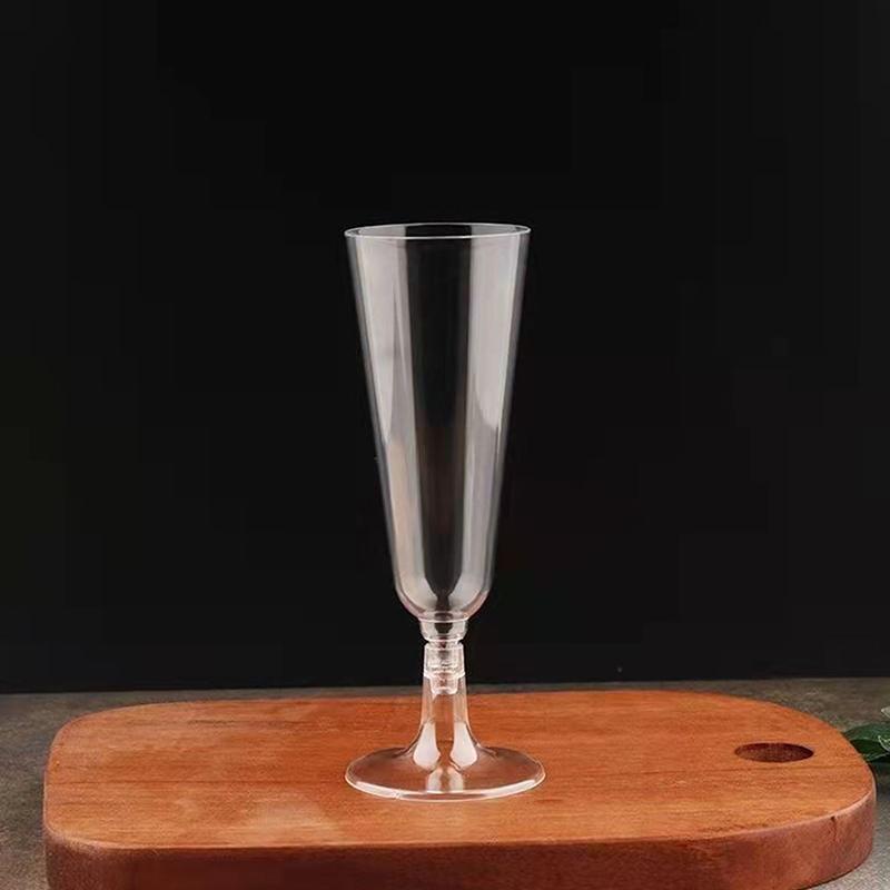 10 Stück Einweg-Plastik-Cocktailgläser Klare Martini-Gläser Rotwein-Pokal Eiscreme-Dessertbecher Mousse-Becher Pudding-Becher