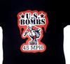 NEW US Bombs 45 MPH Rock Band T-shirt Unisex Tee All Sizes Black JM204
