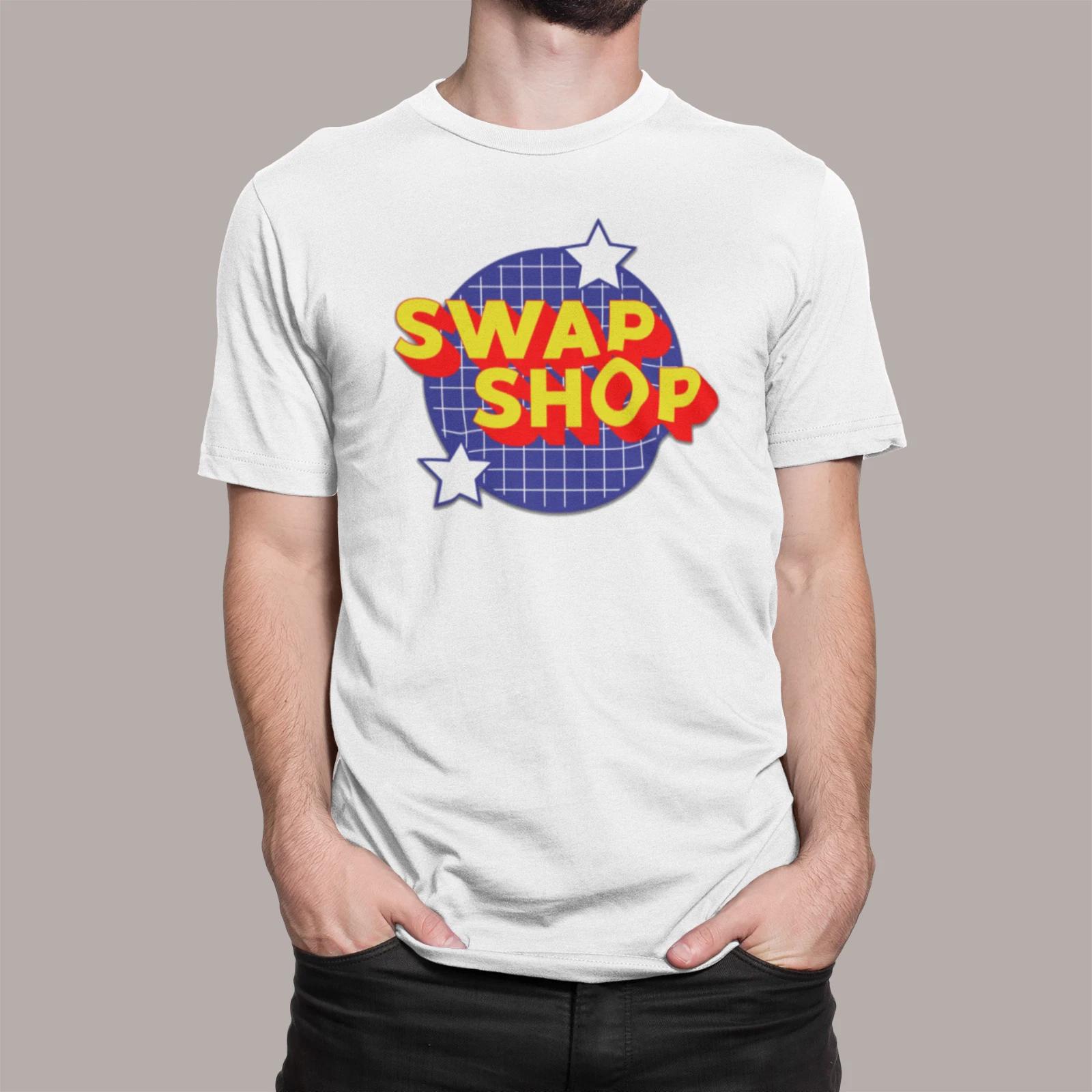 SWAP SHOP T SHIRT SATURDAY MORNINGS RETRO 80s FUNNY TV ADULTS KIDS M
