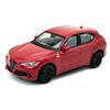 Bburago 1/43 Scale Alfa Romeo SUV Stelvio Q4 Quadrofoglio V6 BI TURBO 510hp 2017 (Red)
