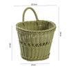 Faux Rattan Wandkorb Handgeflochten Geflochtener Aufbewahrungskorb Wohnraumaufbewahrung