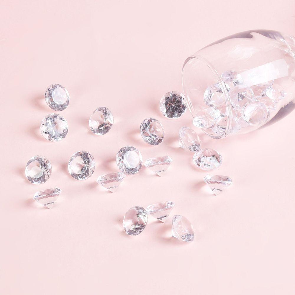 Bröllop Kristall Födelsedagsdekorationer Falska Ädelstenar Smycken Akryl Ädelstenar Fyllnad Leksaker