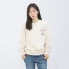 MLB New York Yankees, Round Neck Fleece Loose Fit Hoodie Sweatshirt Winter Unisex Cream 3AMTL5116-50CRS