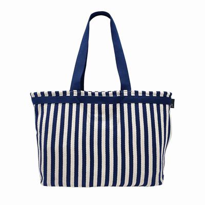 1148 Large Tote Bag LT Grande [Rootote] Stripe-A (01 Navy)
