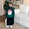 2025 Winter Kinder Roter Rollkragenpullover - Trendiger Weihnachtsstil für Jungen und Mädchen