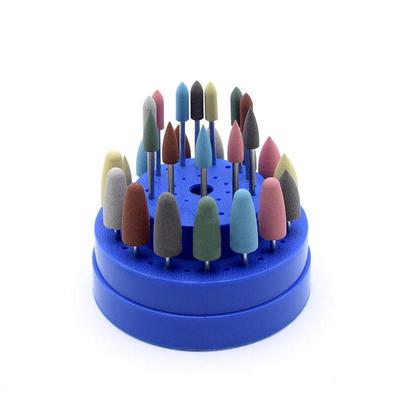 28pcs+box Dental Silicone Rubber Grinding Heads Teeth Polisher for Low Speed Machine Polishing Dental Tools