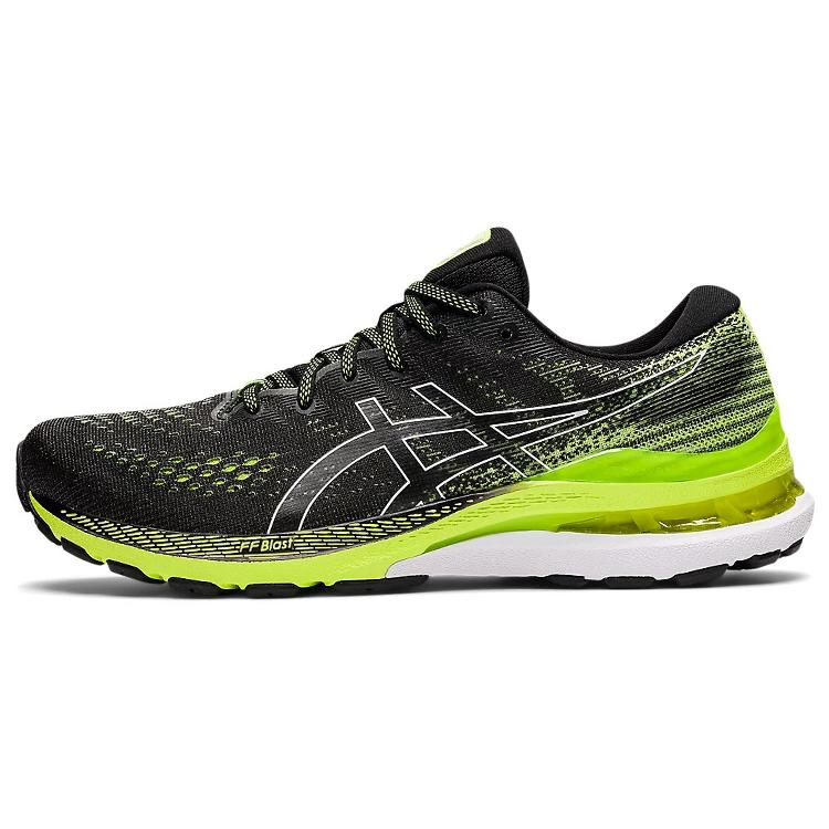 Nové Asics Gel Kayano 28 Černá Hazardní Zelená 1011B189-004
