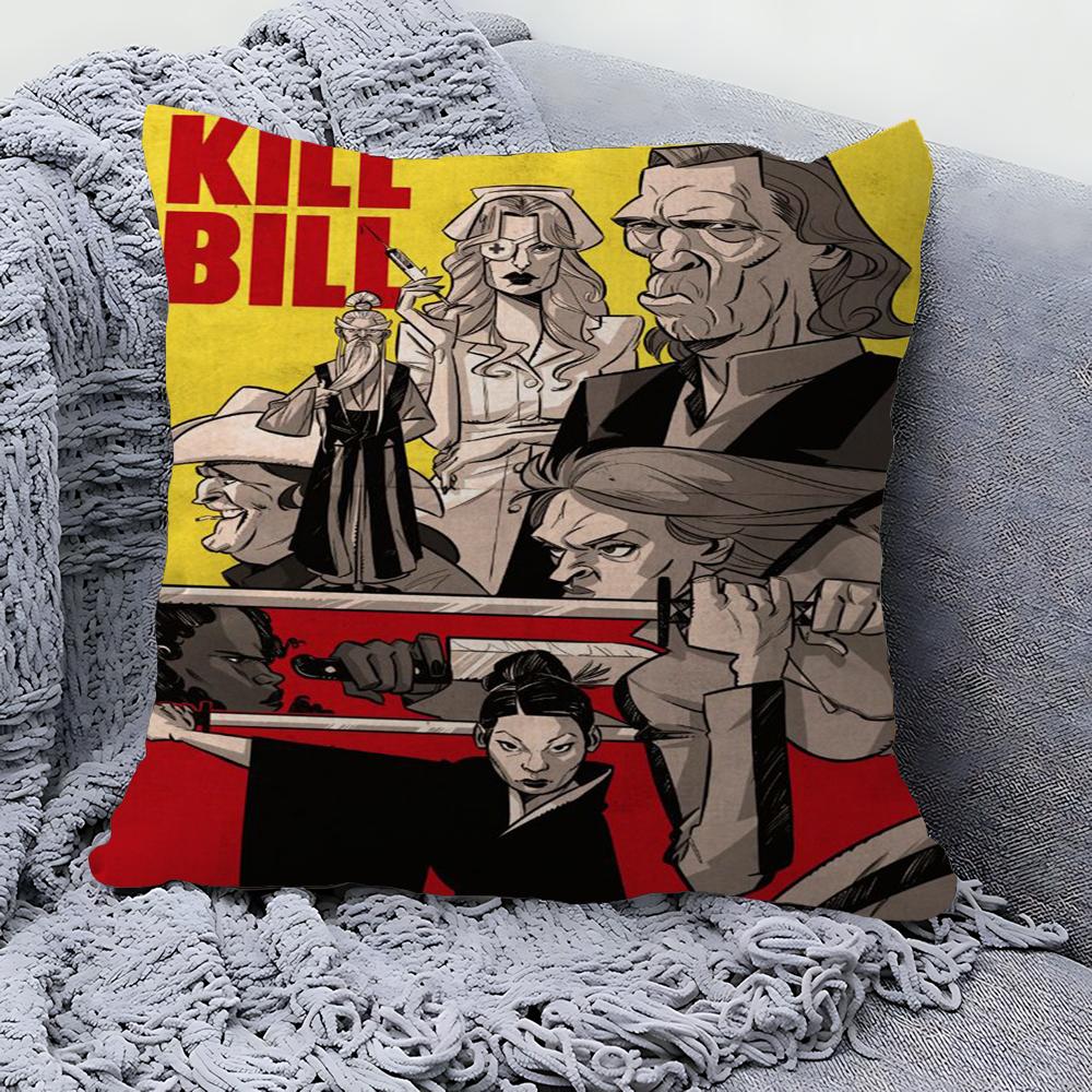 Kill Bill Pillow Anime Pillow Sofa Bed Head Pillow Cover Cushion Cover 45x45 Cm Fashion